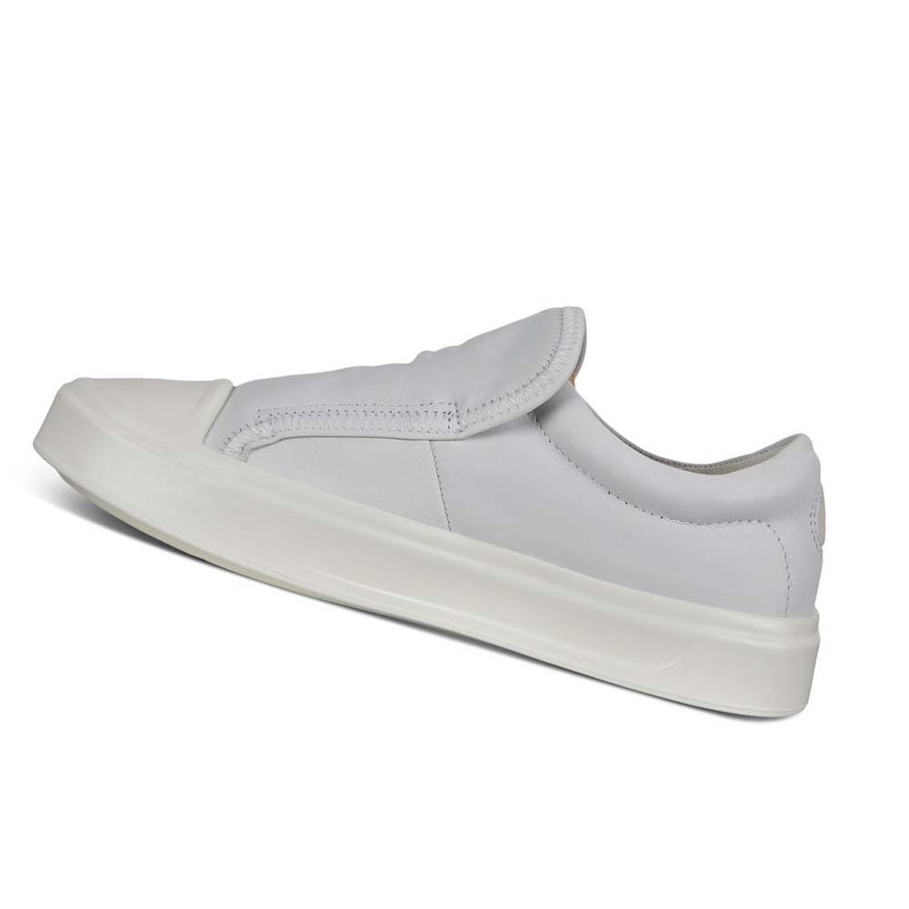 Dámské Boty Casual Ecco Flexure T-cap Slip-on Bílé | CZ 64QMA